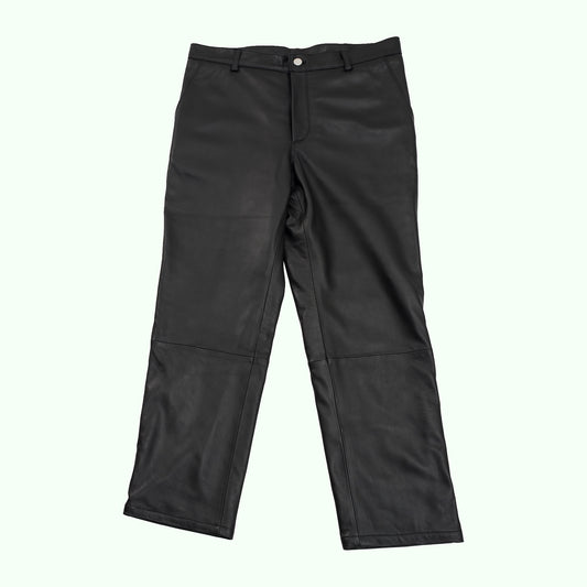 V-2 Leather Formal Pants