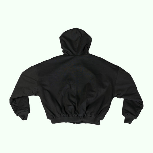 V-1 Cropped Zip-Up
