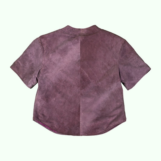 V-1 Worn Suede Pullover