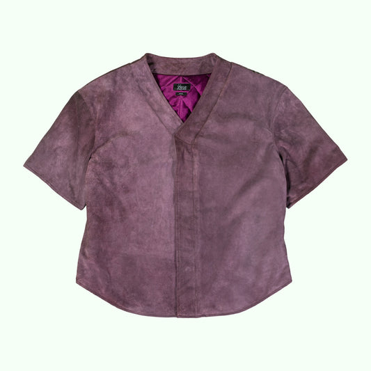V-1 Worn Suede Pullover